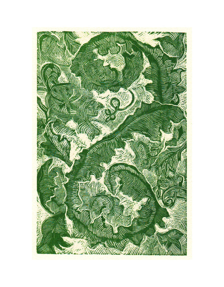 Anna Alcock - Acanthus Leaves Print